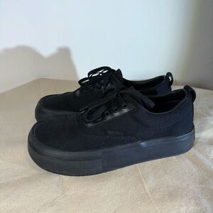 AMBUSH Vulcanized Lace Up Canvas 'Triple Black'